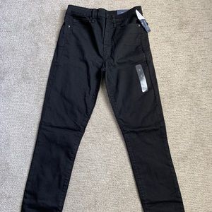 Gap size 28 tall black skinny jeans NWT